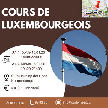 Cours de Luxembourgeois - Actualités